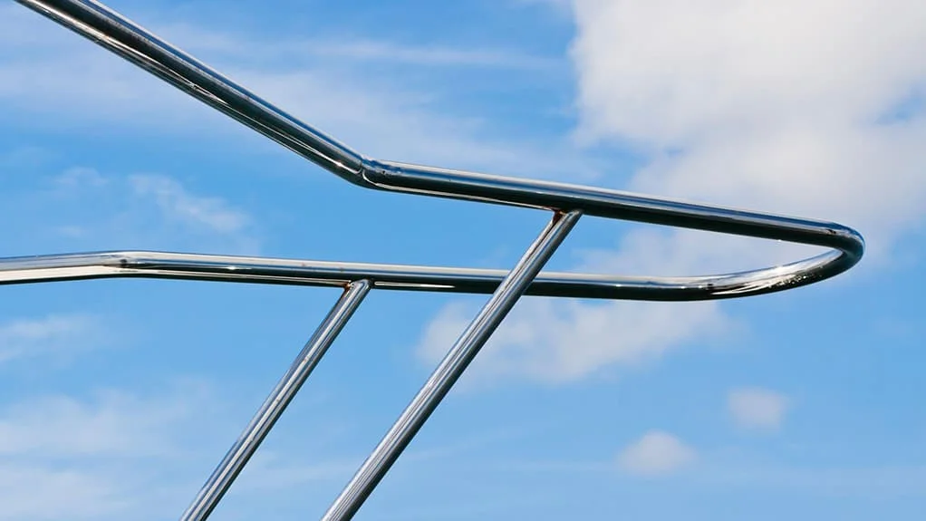 Stainless steel boat rails